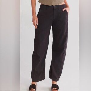 Rag & Bone Jones Cotton Chino Black Pants, 8